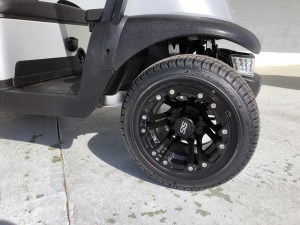SILVER LOW PROFILE PRECEENT GOLF CART WITH SPECTER RIMS 04